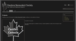 Desktop Screenshot of pandorabenevolentsociety.org